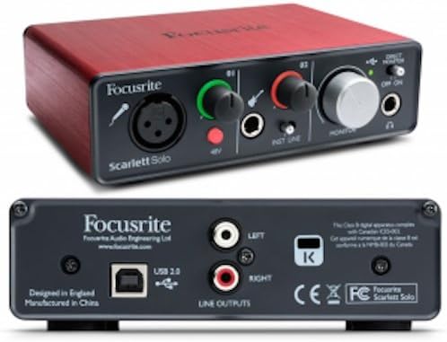 Scarlett Solo Monitor Img