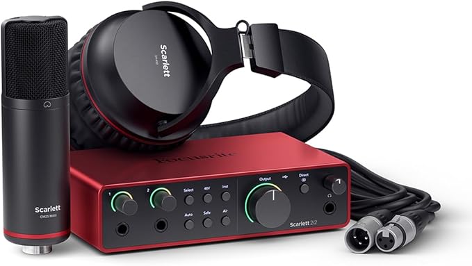 Focusrite Scarlett 2i2 Studio 4th Gen USB Interface