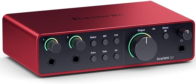 Focusrite Scarlett 2i2 4th Gen