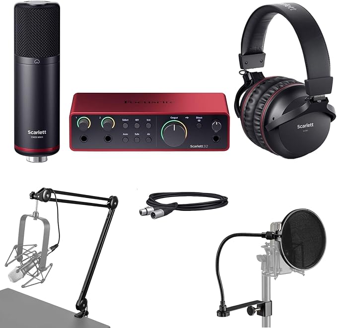 Focusrite Scarlett 2i2 Studio 4th Gen USB Interface