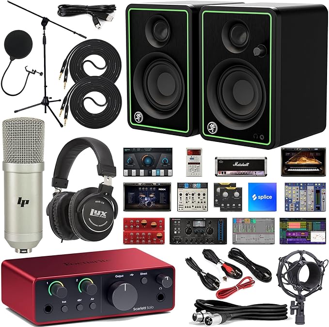 USB Audio Interface with Complete Kit