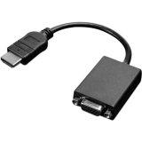 Lenovo Adapter Cable - Hdmi Left Connector - Vga Right Connector - Black