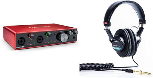 Scarlett 8i6 3rd Gen USB Audio Interface With Headphone Bundle
