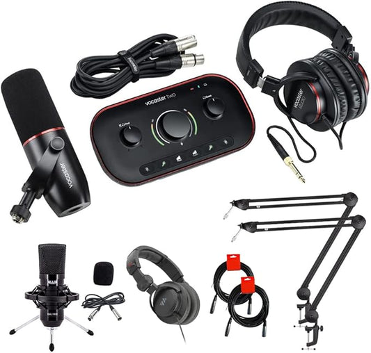 Vocaster Two Studio 1-Person Podcasting Bundle 