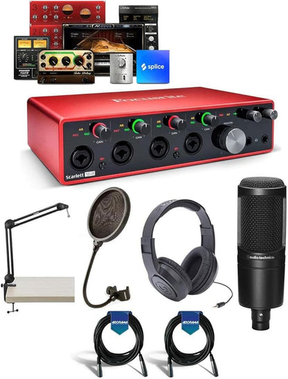  USB Audio Interface with Software Suite Bundle
