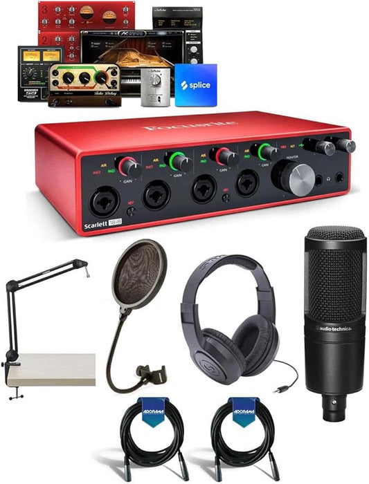  USB Audio Interface with Software Suite Bundle