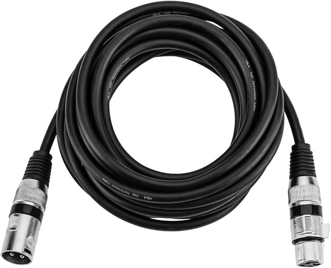 2x 15' XLR Microphone Cable