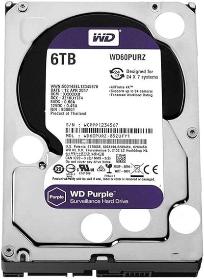 6TB WD Purple Hard Drive