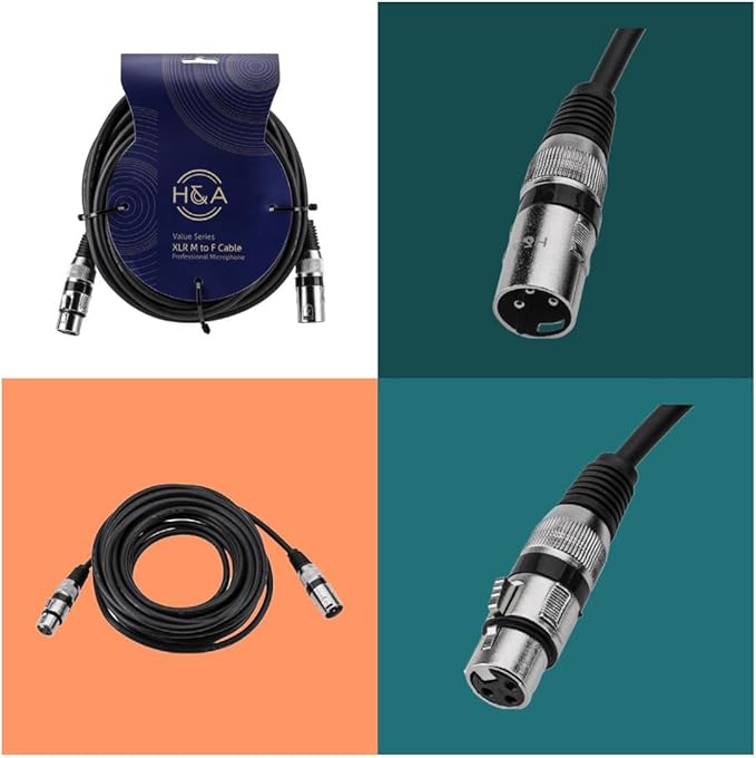 2 XLR Cables