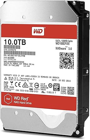 10TB WD Red NAS Internal Hard Drive