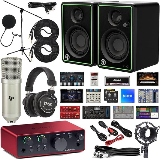 USB Audio Interface with Complete Kit