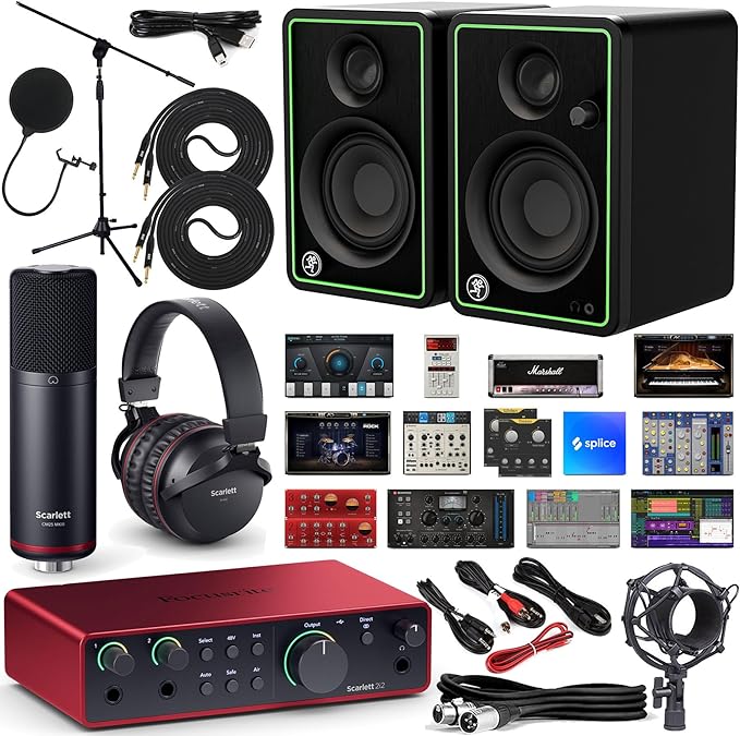 USB Audio Interface with Complete Kit