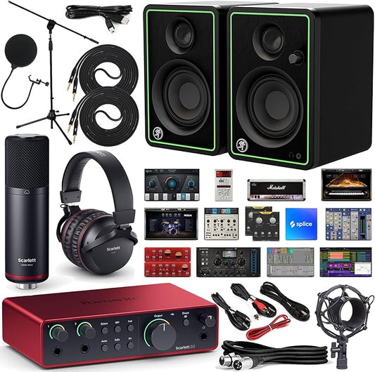 USB Audio Interface with Complete Kit