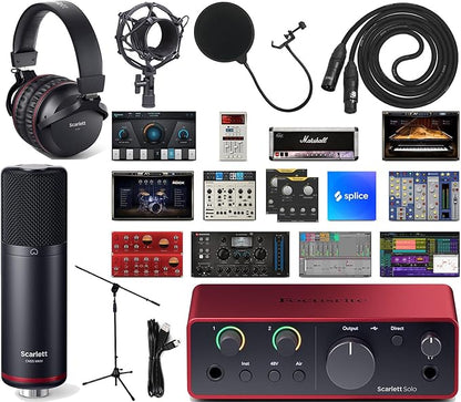 Scarlett Solo Studio 4th Gen 2x2 Interfce With Software Kit