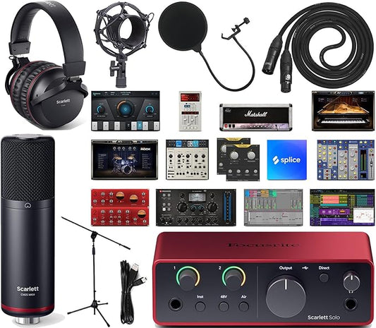 Scarlett Solo Studio 4th Gen 2x2 Interfce With Software Kit