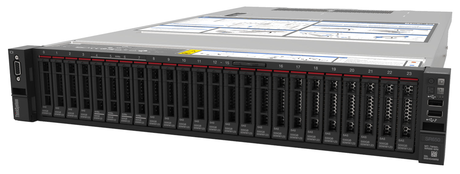 Lenovo ThinkSystem SR650 Rack Server — representative product image